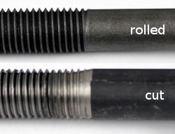 Rolled Thread Bolt Diameter - Portland Bolt