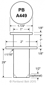 A449 Barrier Pin