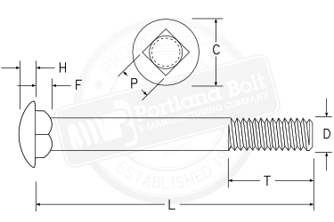 Carriage Bolts - Portland Bolt