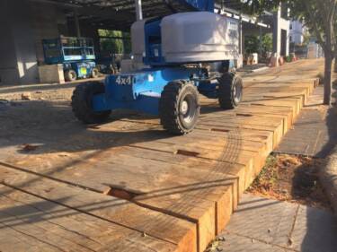 12 Inch Timber Mats Bridge Mats Excavator Mats Viking Mat