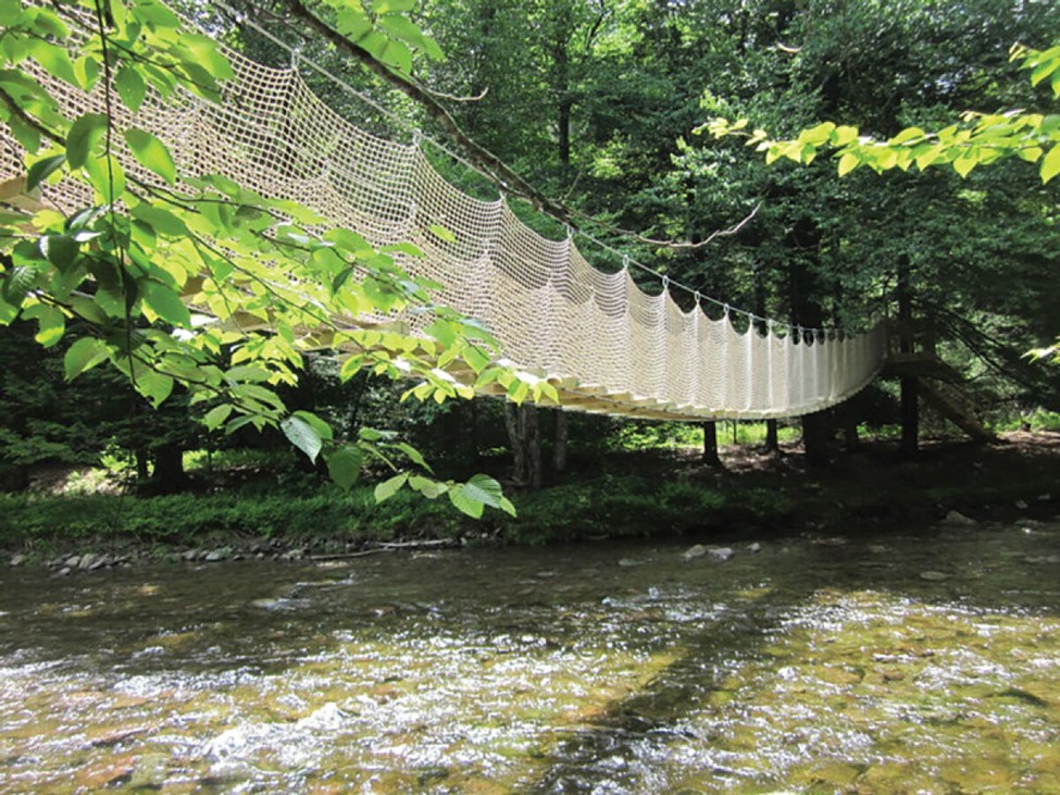 Innovation Hills Trail Cable Pedestrian Bridge - Portland Bolt