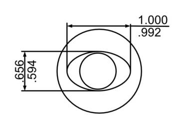 Shoulder of a guardrail bolt