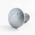 Guardrail bolt laying at an angle