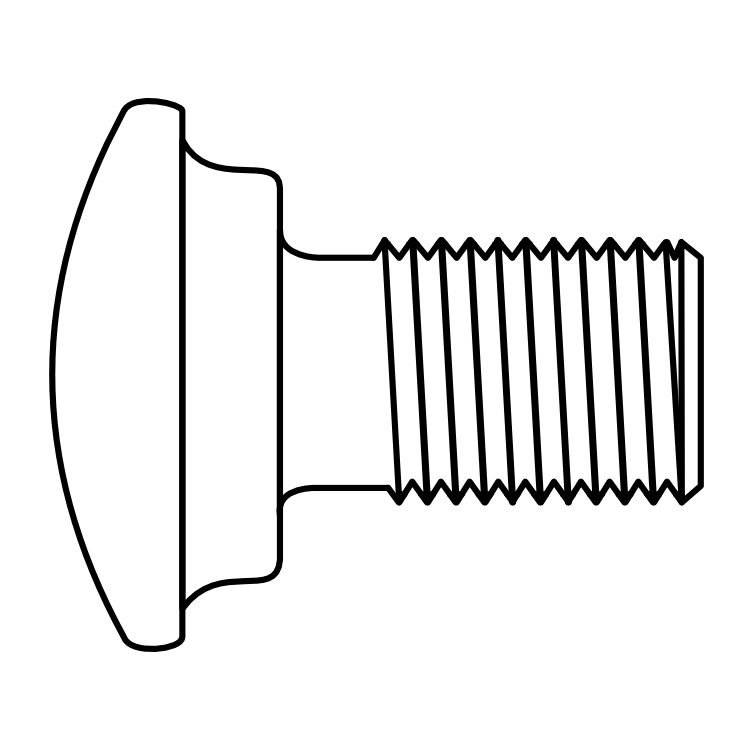 Drawing of a splice bolt