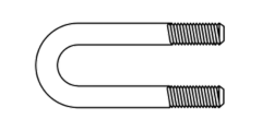 Round U-Bolts